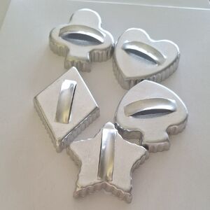 Silver Card Suit Party Weights